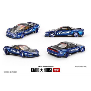 PREORDER: Kaido House x Mini GT 1:64 Honda NSX Evasive V2 – Blue