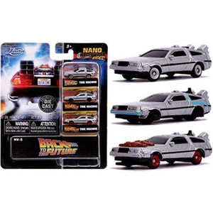 Jada Hollywood Rides Nano 1.65 Back To Future 3 pack 