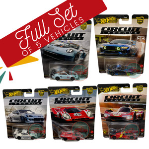 2025 Hot wheels Car Culture Circuit Legends Release K Set Of 5 Vehicles