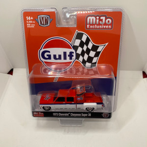 M2 Machines 1:64 1973 Chevrolet Cheyenne Super 30 GULF Racing – MiJo Exclusives Limited Edition