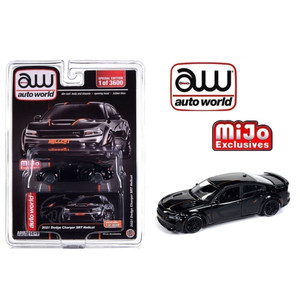 Auto World 1:64 2021 Dodge Charger SRT Hellcat Custom Black Limited 3,600 pieces – Mijo Exclusives