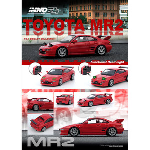 INNO64 TOYOTA MR2 SW20 RED 