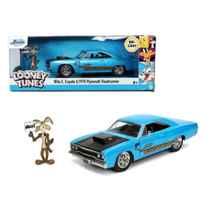 Jada 1/24 Hollywood Rides Wile E. Coyote & 1970 Plymouth Roadrunner – Looney Tunes 