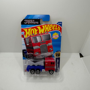 2025 Hot wheels Hw Screen Time Transformers Optimus Prime 