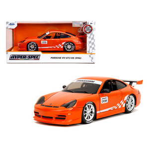 Jada 1/24 Hyper-Spec Porsche 911 GT3 RS (996.2) – Orange 