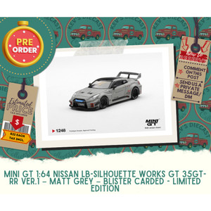 PREORDER: Mini GT 1:64 NISSAN LB-Silhouette WORKS GT 35GT-RR Ver.1