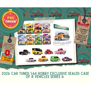 PREORDER: 2026 Car Tuned 1:64 Hobby Exclusive Sealed Case of 8 Vehicles Series 6 