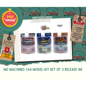 PREORDER: M2 Machines 1:64 Model-Kits Set Of Release 88 