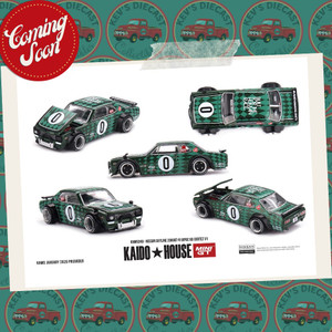 PREORDER: Kaido House x Mini GT 1:64 Nissan Skyline 2000GT-R (KPGC10) Cortez V1 KHMG249 ETA SEPTEMBER 