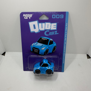 Mini GT 1/64 Qube Carz Nissan GT-R (R35) LB Works Type 1 Rear Wing Ver 2 Baby Blue Series 2 