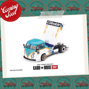 PREORDER: Kaido House x Mini GT 1:64 Volkswagen T1 GReddy Pickup V1 KHMG261 ETA NOVEMBER 