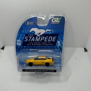 Greenlight 1/64 The Stampede 2017 Ford Mustang Shelby GT350 In Triple Yellow Tri-Coat Series 2 