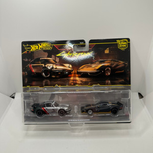 2026 Hot wheels Car Culture 2 Pack Cyberpunk Porsche 930 & Quadra Turbo-R V-Tech 