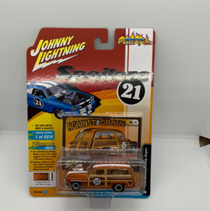 2021 Johnny Lightning Street Freaks Spoilers 1950 Mercury Woody Wagon Release 2 B 