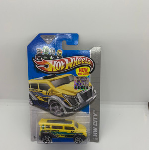 2013 Hot wheels Speedbox Yellow Version With Factory Set Sticker 