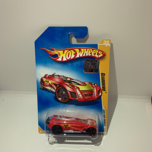 2009 Hot wheels New Models Gearonimo Red Version With Factory Set Sticker 