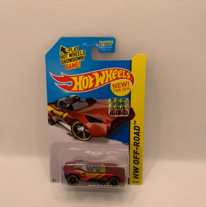 2014 Hot wheels Carbonic Red Version With Factory Set Sticker 