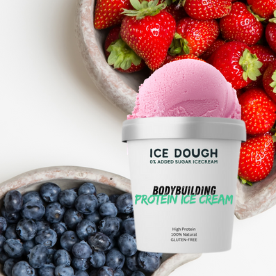 Blueberry Strawberry Protein Ice Cream