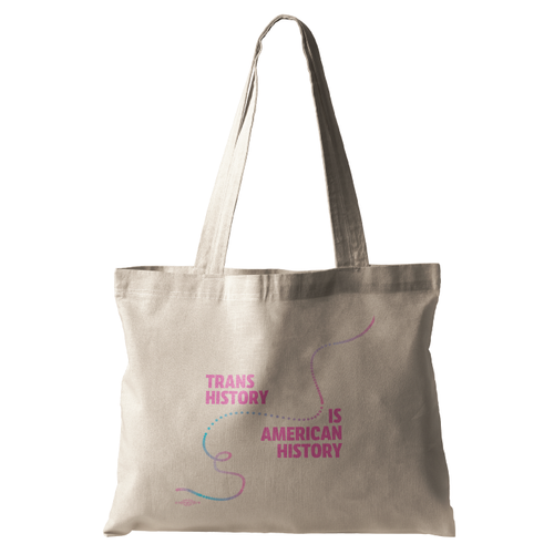 Trans History (Natural Canvas Tote)