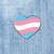 Trans Pride Heart (Enamel Lapel Pin)