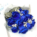 12 Blue Ecuadorian Roses