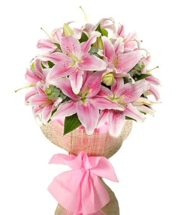 Pretty in Pink Stargazer Bouquet Pretty in Pink Stargazer Bouquet