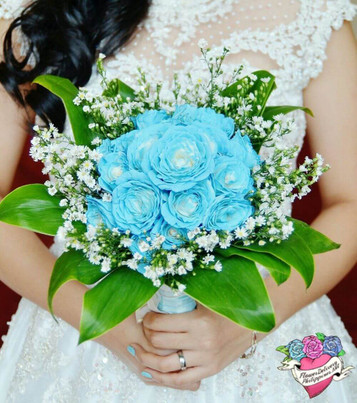 Blue Bridal bouquet Blue Bridal bouquet