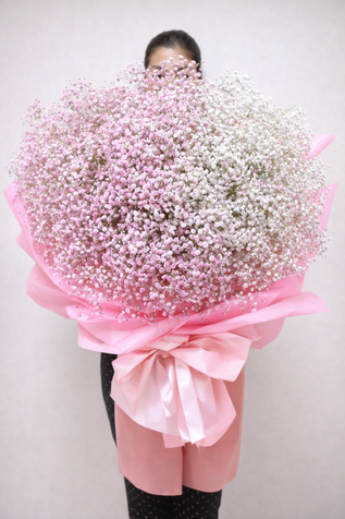 Pink & White Million Star Giant Bouquet