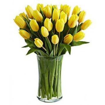 20 Yellow Tulips Bouquet 20 Yellow Tulips Bouquet