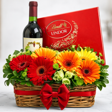 Date Night Flower Basket