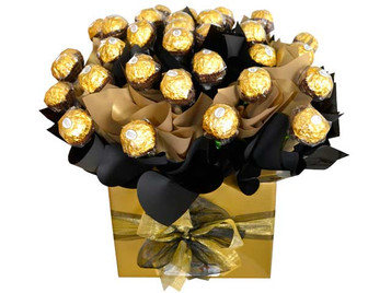 Gold & Black Custom Ferrero Box