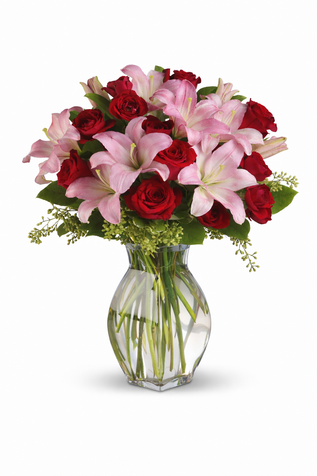 Romantic Roses & Lilies Bouquet