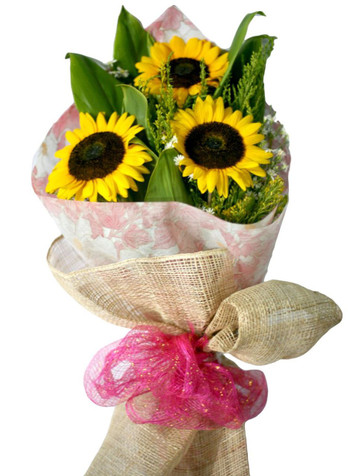 3 Sunflowers Bouquet 3 Sunflowers Bouquet