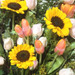12 Roses, 3 Sunflowers & 4 Tulips Bouquet