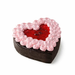 Dark Chocolate Heart Cake