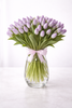 30 Violet Tulips Bouquet