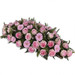 Remembrance Funeral Coffin Top Pink Casket Flowers