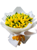40 Yellow Holland Tulips Bouquet