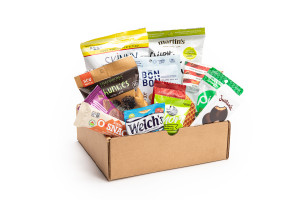 Snack box filled with nutritional snacks. Great for employee appreciation. Delivery throughout Canada and US. Shipping from Vancouver, pick-up in store option available. Snack box filled with nutritional snacks. Great for employee appreciation. Delivery throughout Canada and US. Shipping from Vancouver, pick-up in store option available.
