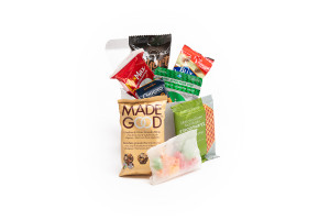 SNACK HEROS Snack Pack appreciation for a business prospect.  Filled with sweet and savoury individual sized snacks.  Vancouver snack box delivery. SNACK HEROS Snack Pack appreciation for a business prospect.  Filled with sweet and savoury individual sized snacks.  Vancouver snack box delivery.