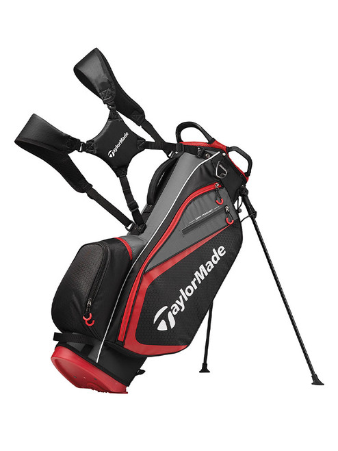 TaylorMade Select Stand Bag - Black/Red
