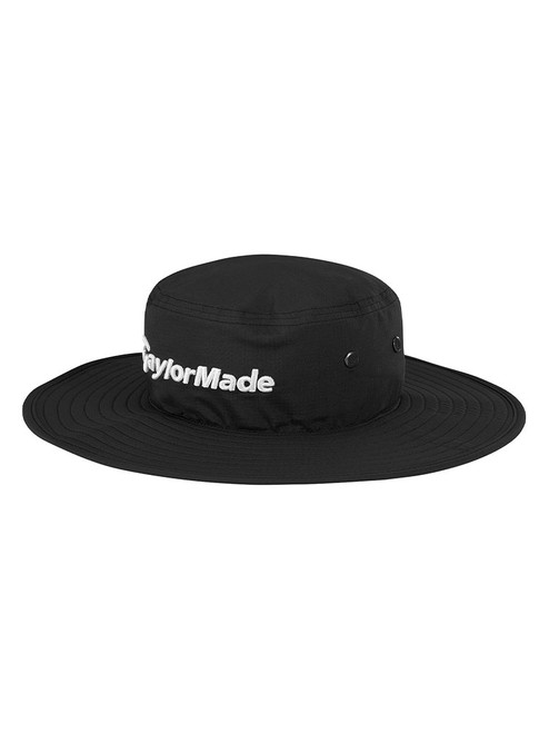 TaylorMade Metal Eyelet Bucket Hat - Black