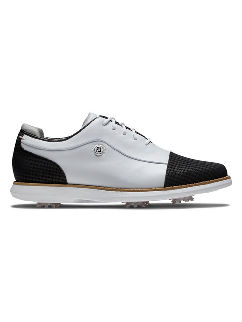 FootJoy Women's FJ Traditions '22 Golf Shoes - White/Black
