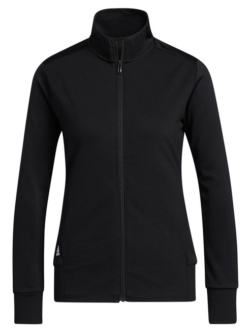 adidas Women's Textured Full-Zip Jacket - Black