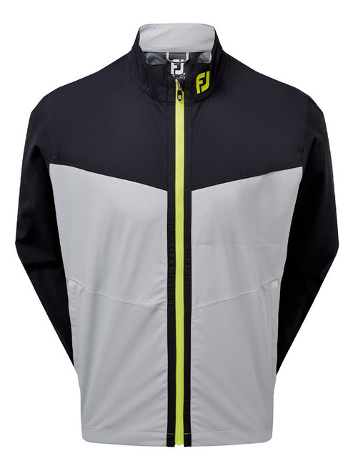 FootJoy HydroLite Rain Jacket - Black/Grey/Lime