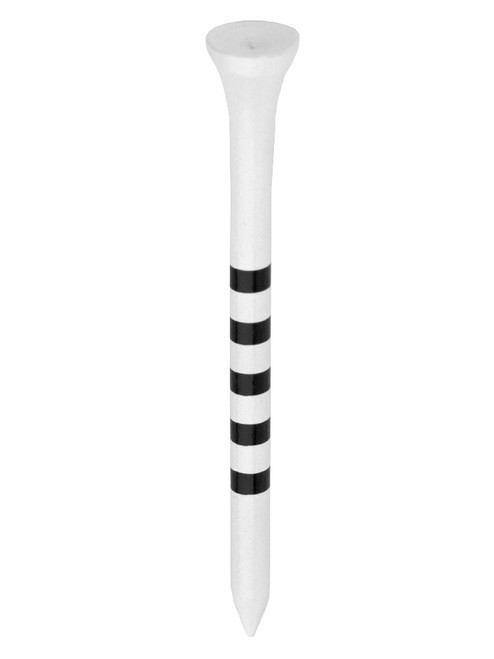 Redback Opti Height Wooden Golf Tees 3 1/4 Inch - White/Black