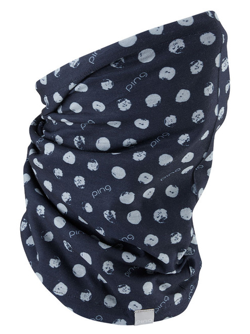 Ping Women's Dot Neck Warmer - Navy/Silver