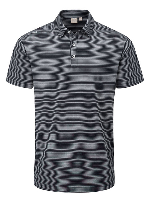 Ping Alexander Tailored Fit Polo - Navy/Silver