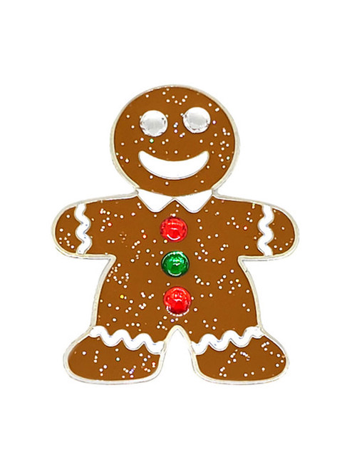 Navika Glitzy Gingerbread Ball Marker