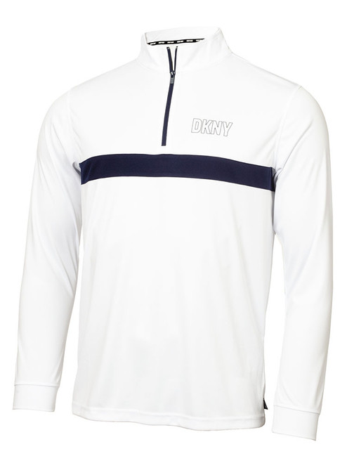 DKNY Golf Village Half Zip - White